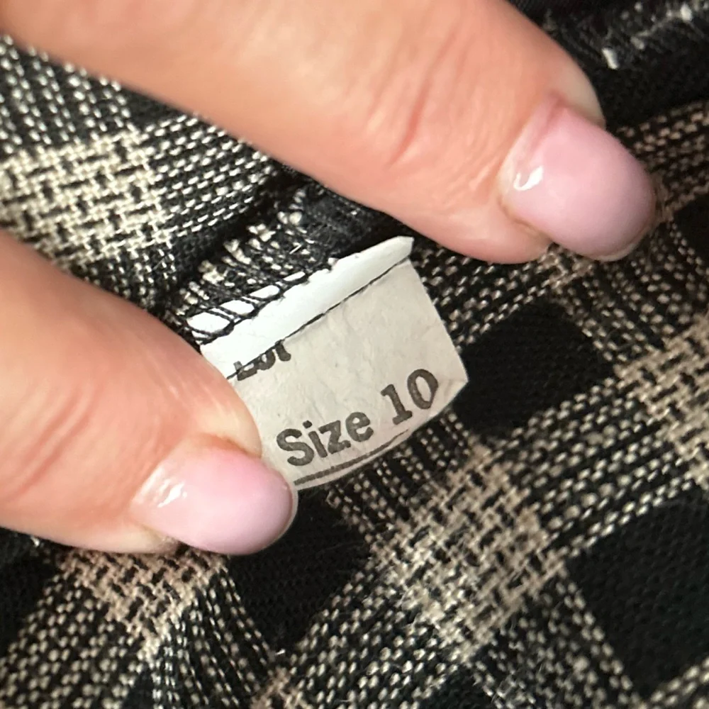 Vintage checkered blazer